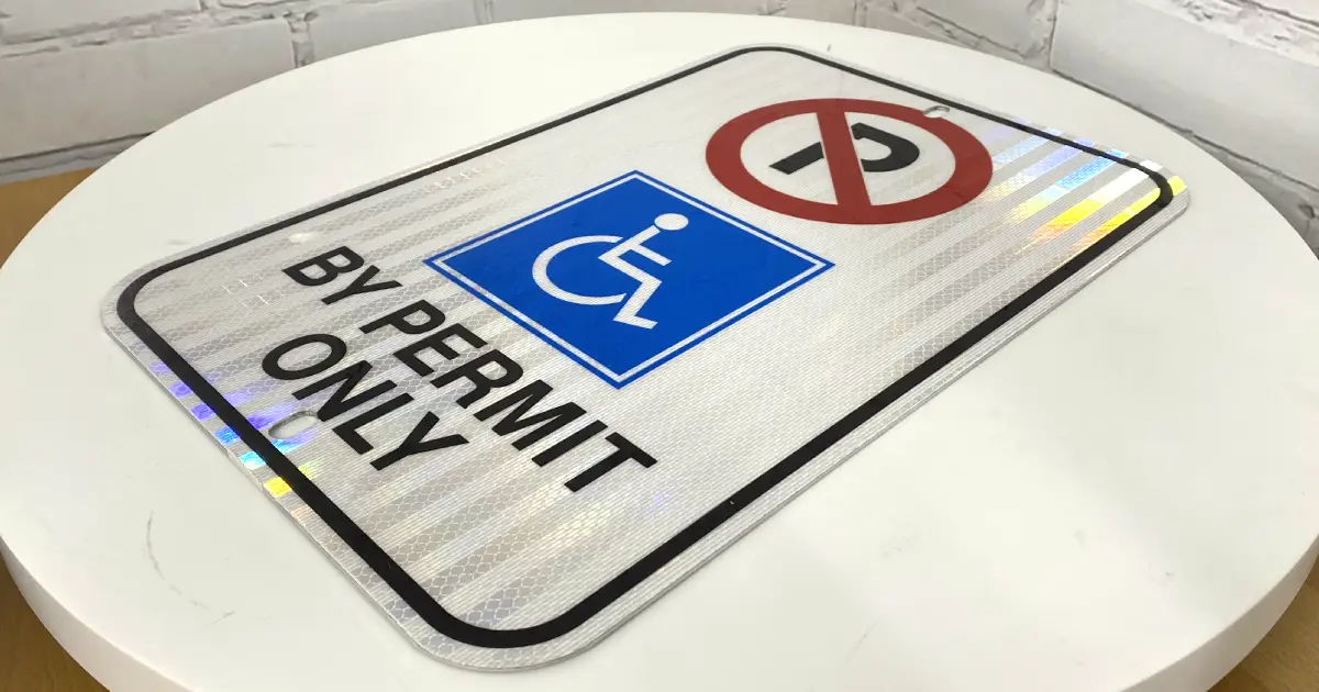 12 x 18 Reflective Parking Signs - Branding Centres