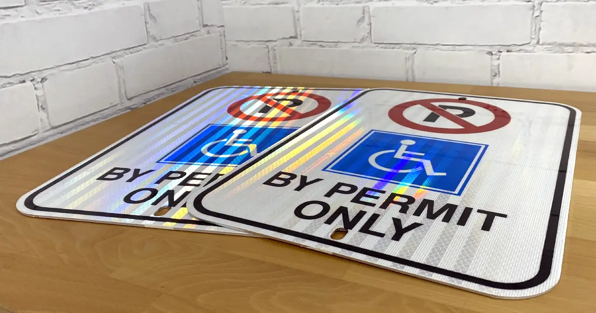 12 x 18 Reflective Traffic Signs - Branding Centres