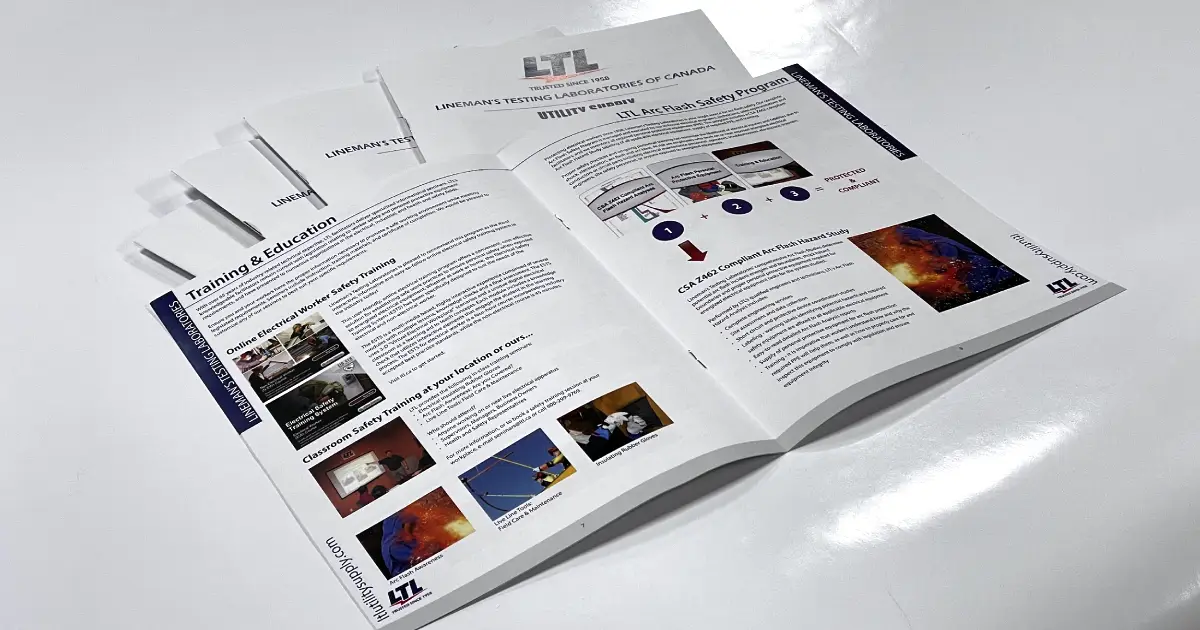 Custom Booklets Printing for Lineman's Testing Laboratories of Canada - Branding Centres - Finished Product 3 Custom Booklets Printing for Lineman's Testing Laboratories of Canada - Branding Centres - Finished Product 3