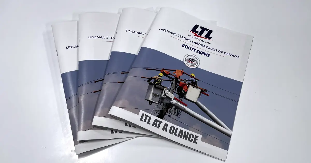 Custom Booklets Printing in Toronto for Lineman's Testing Laboratories of Canada - Finished Product 2 Custom Booklets Printing in Toronto for Lineman's Testing Laboratories of Canada - Finished Product 2