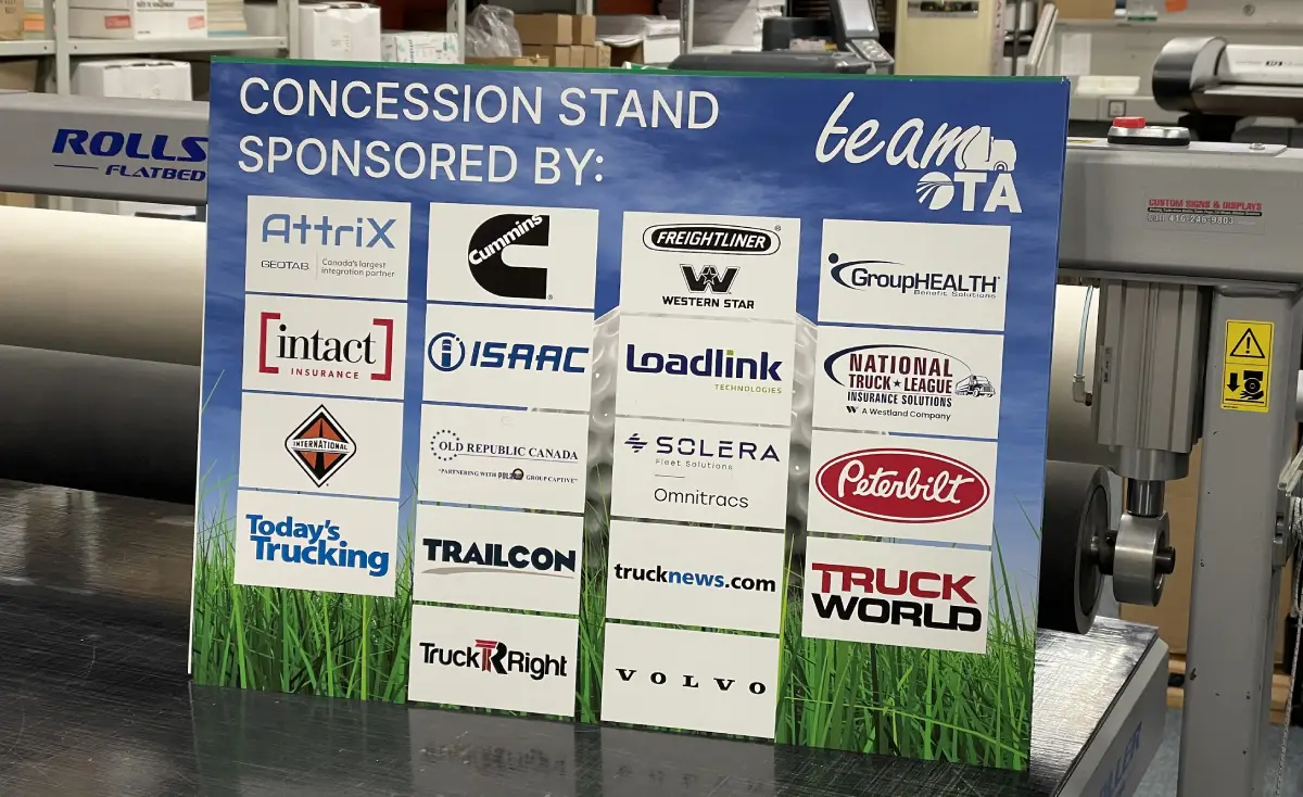 Custom-designed Golf Signs for OTA by Branding Centres Custom-designed Golf Signs for OTA by Branding Centres