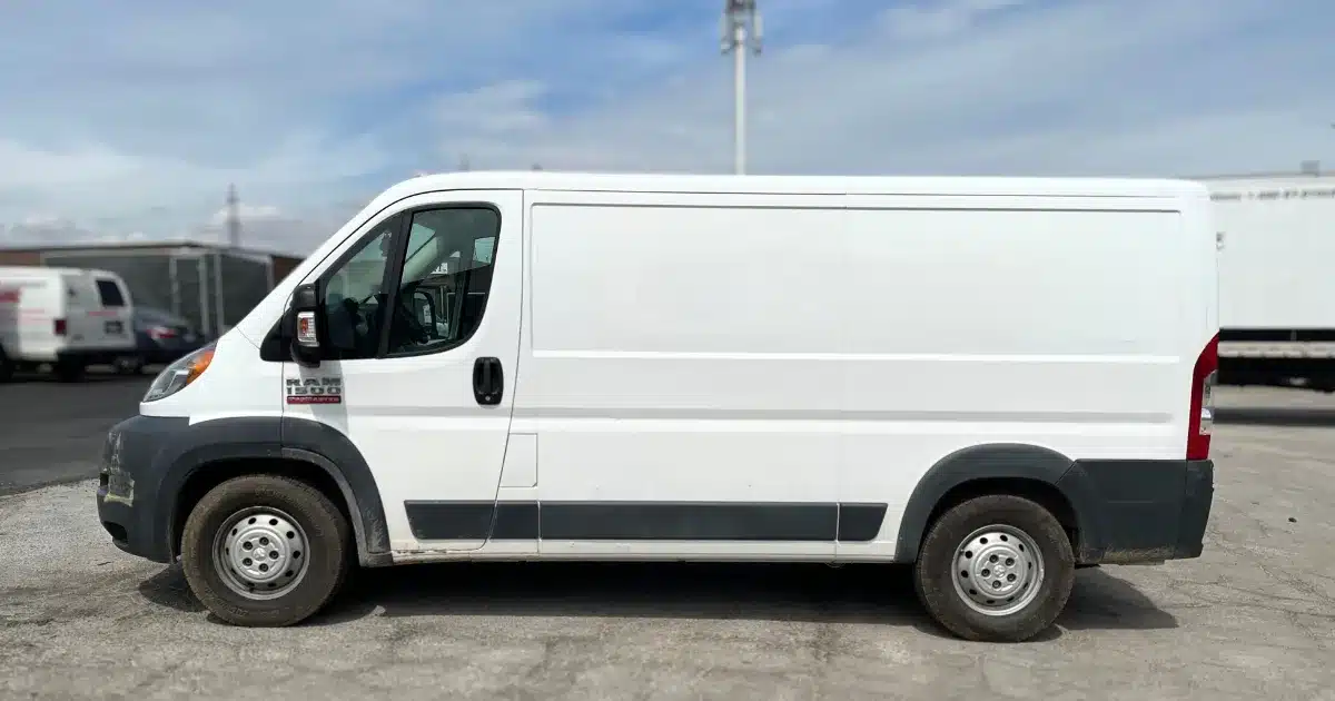 RAM Promaster Promotional Decals for BE Construction - Before