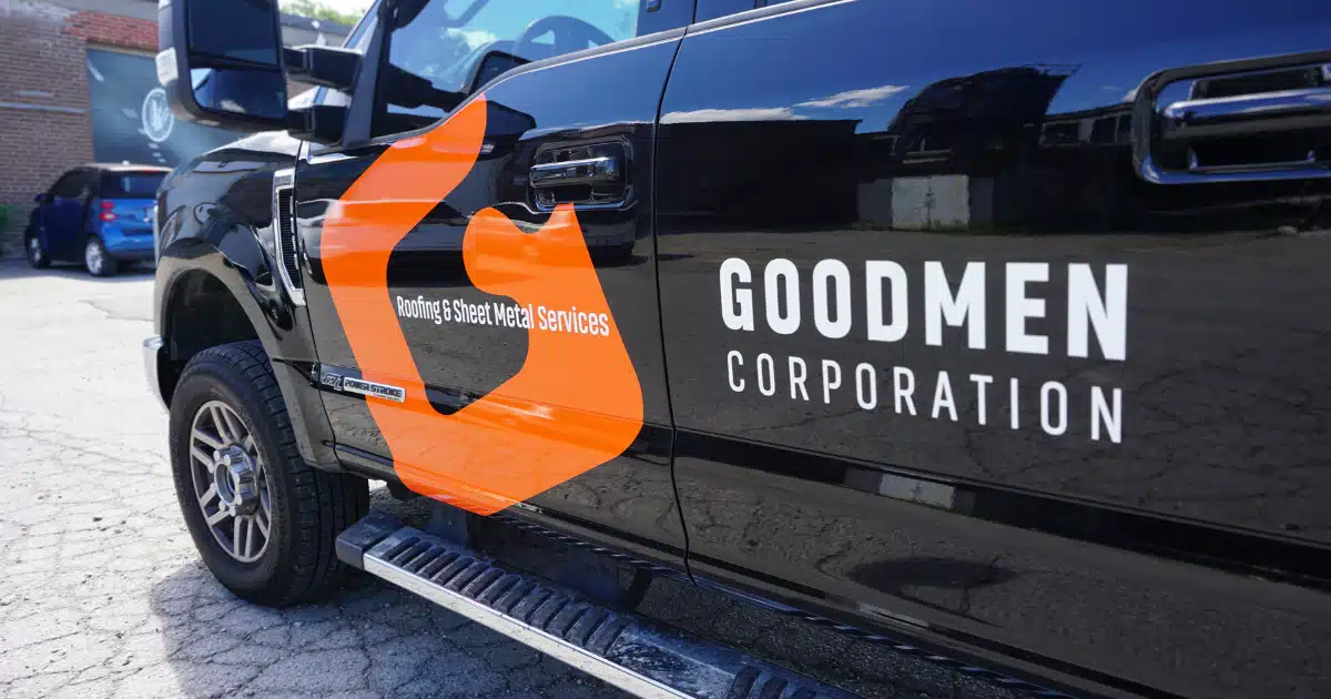 Goodmen - Ford F250 - Decal Close Up