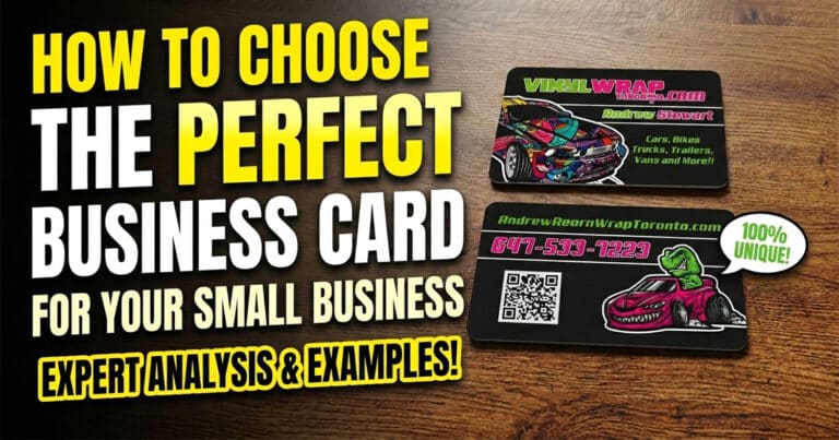 How to Choose the Perfect Business Card For a Small Business