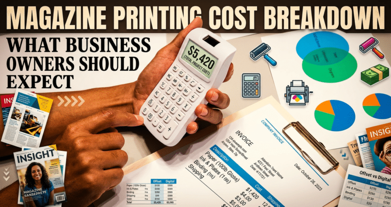Magazine Printing Cost Breakdown What Business Owners Should Expect