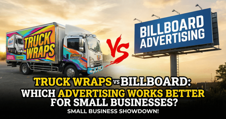 Truck Wraps vs Billboard Which Advertising Works Better for Small Businesses