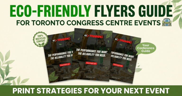 Eco-Friendly Flyers Toronto Congress Centre Conference Print Guide