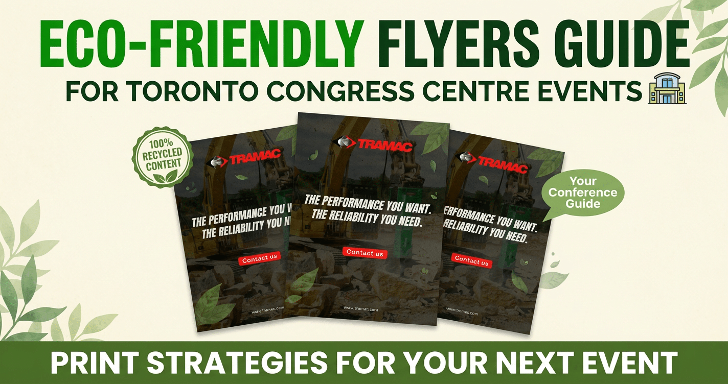Eco-Friendly Flyers Toronto Congress Centre Conference Print Guide