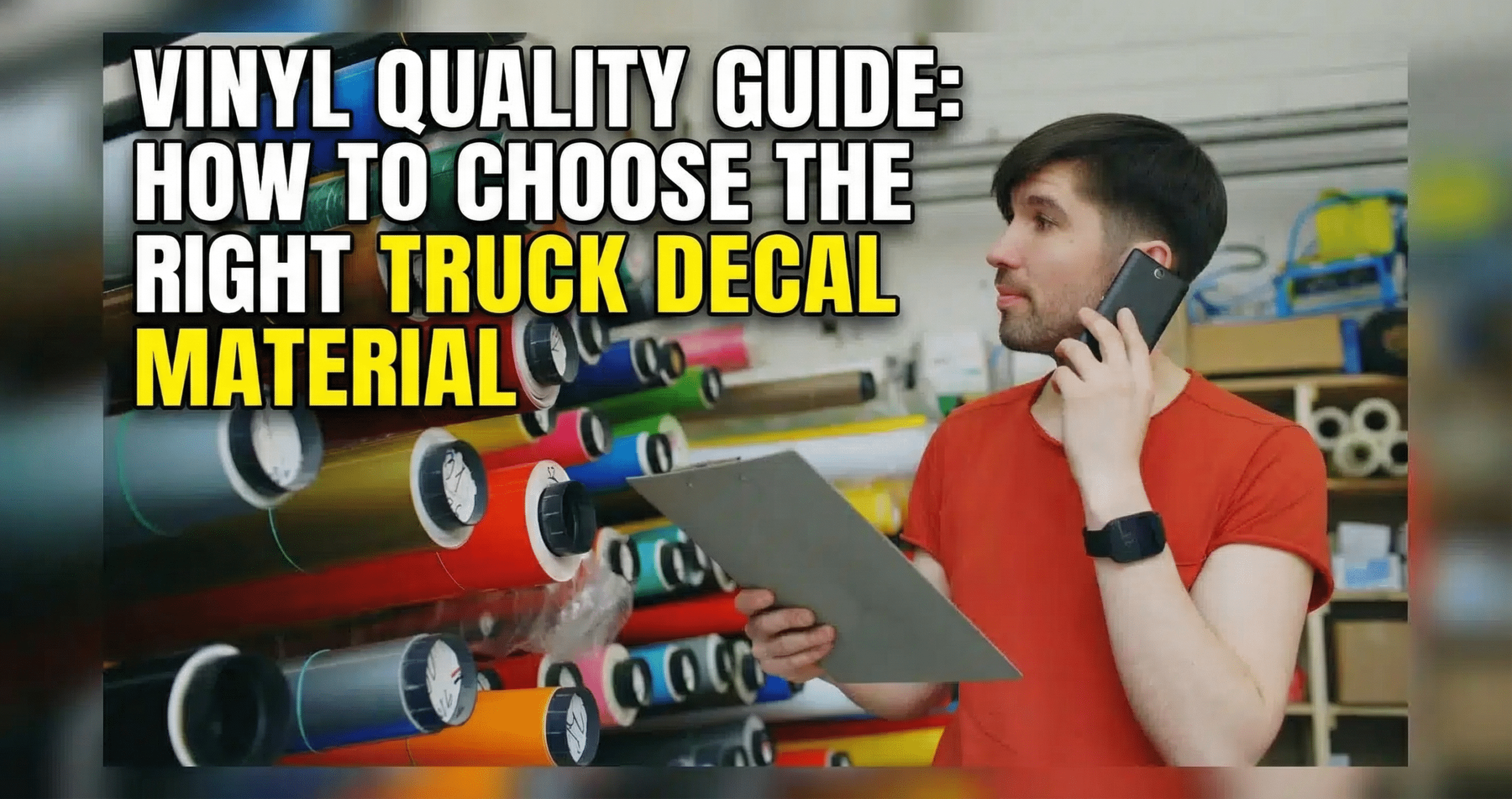 Vinyl Quality Guide How to Choose the Right Truck Decal Material