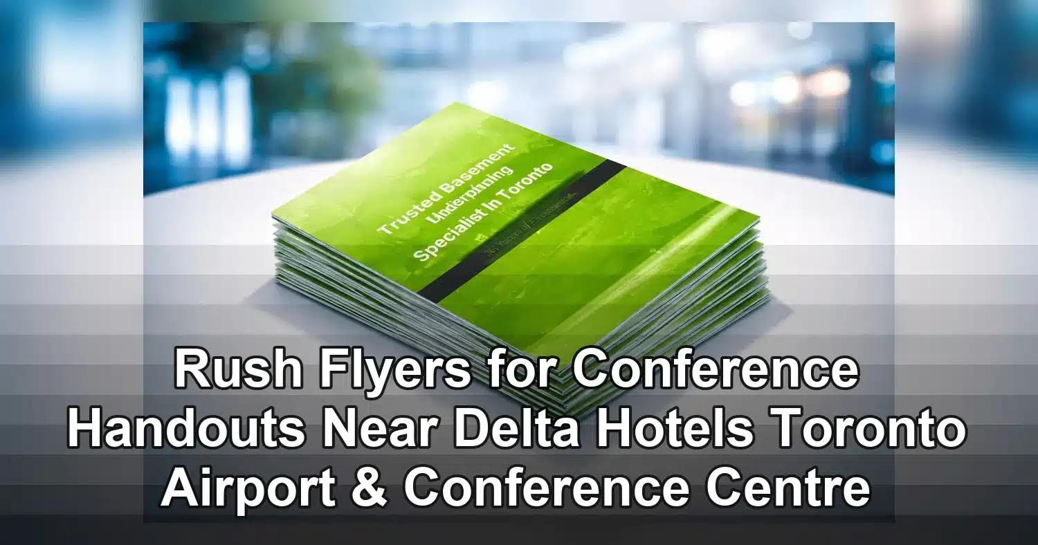rush flyers for conference handouts near delta hotels toronto airport & conference centre — 11 Gloss Text Flyer.Jpg