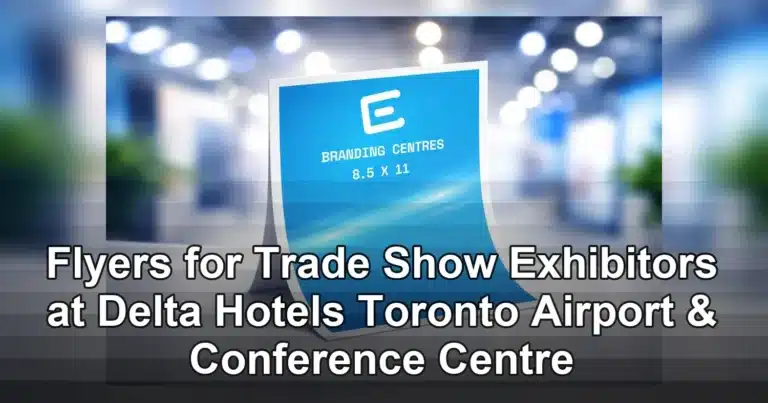 flyers for trade show exhibitors at delta hotels toronto airport & conference centre — Gloss Text Flyer .Jpg
