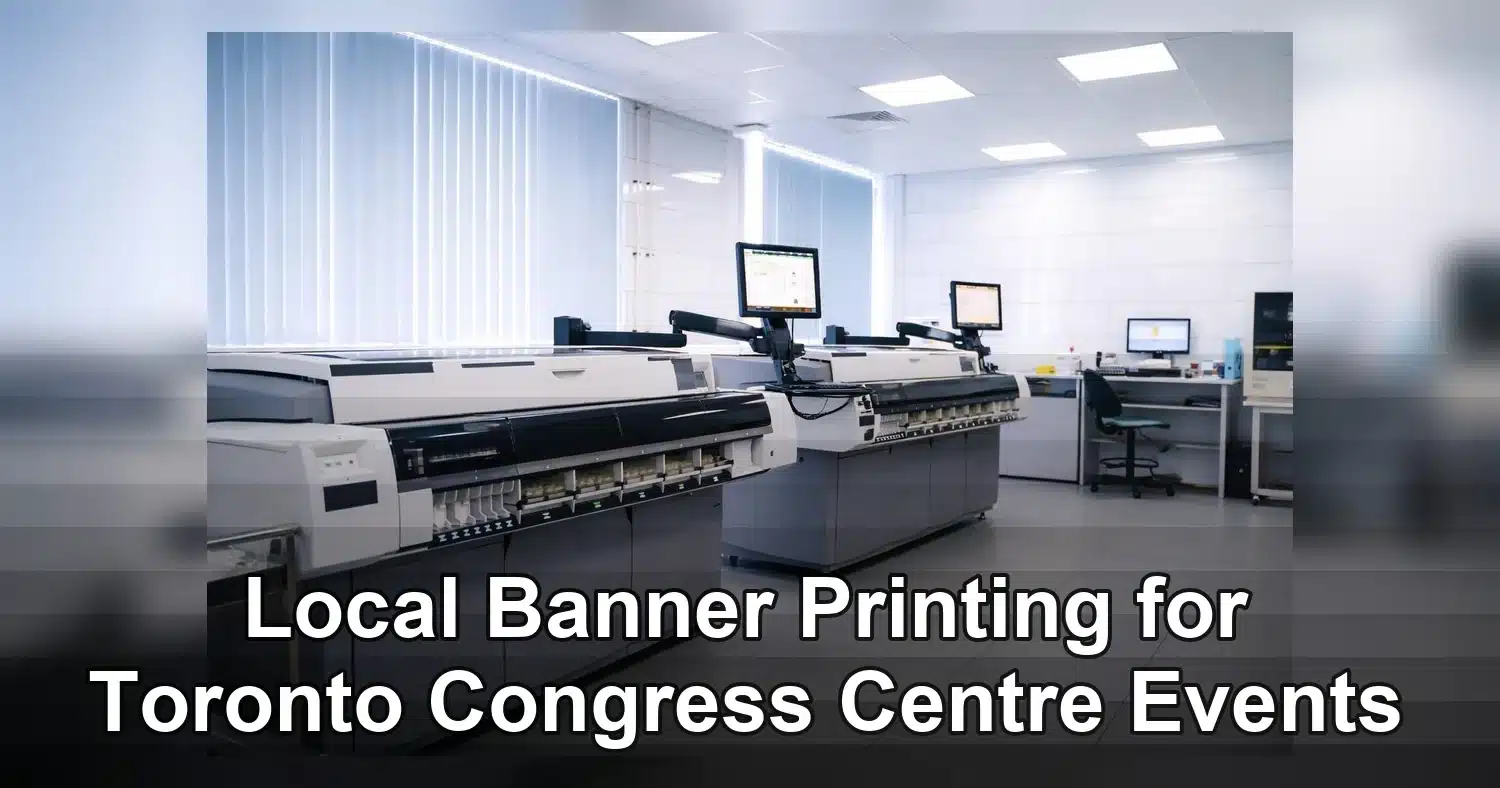 local banner printing toronto congress centre — Spacious modern laboratory featuring advanced printing equipment and workstat