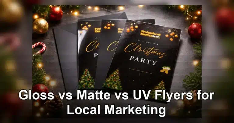 gloss vs matte vs uv flyers — Matte Finish Invitation Announcements.Jpg
