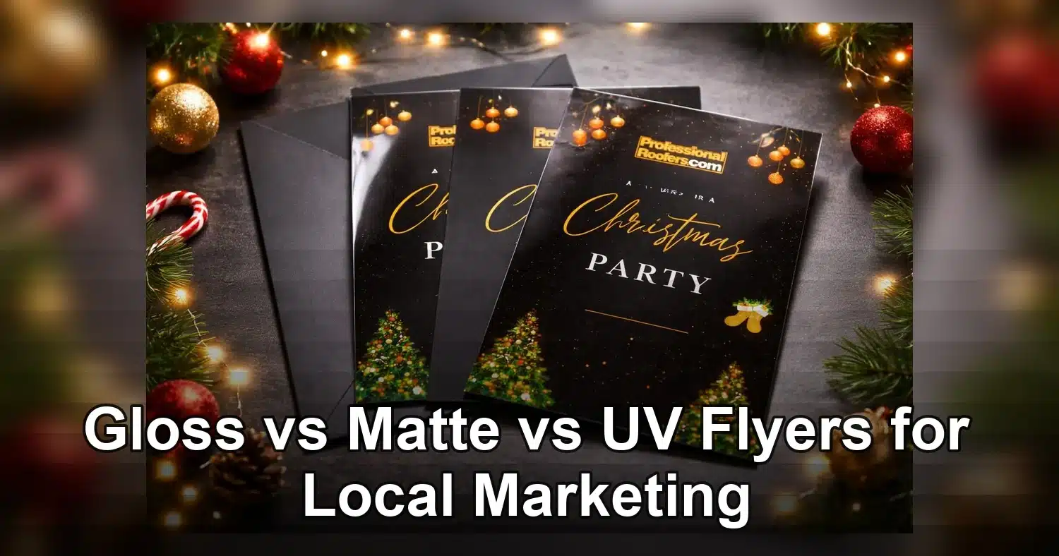 gloss vs matte vs uv flyers — Matte Finish Invitation Announcements.Jpg