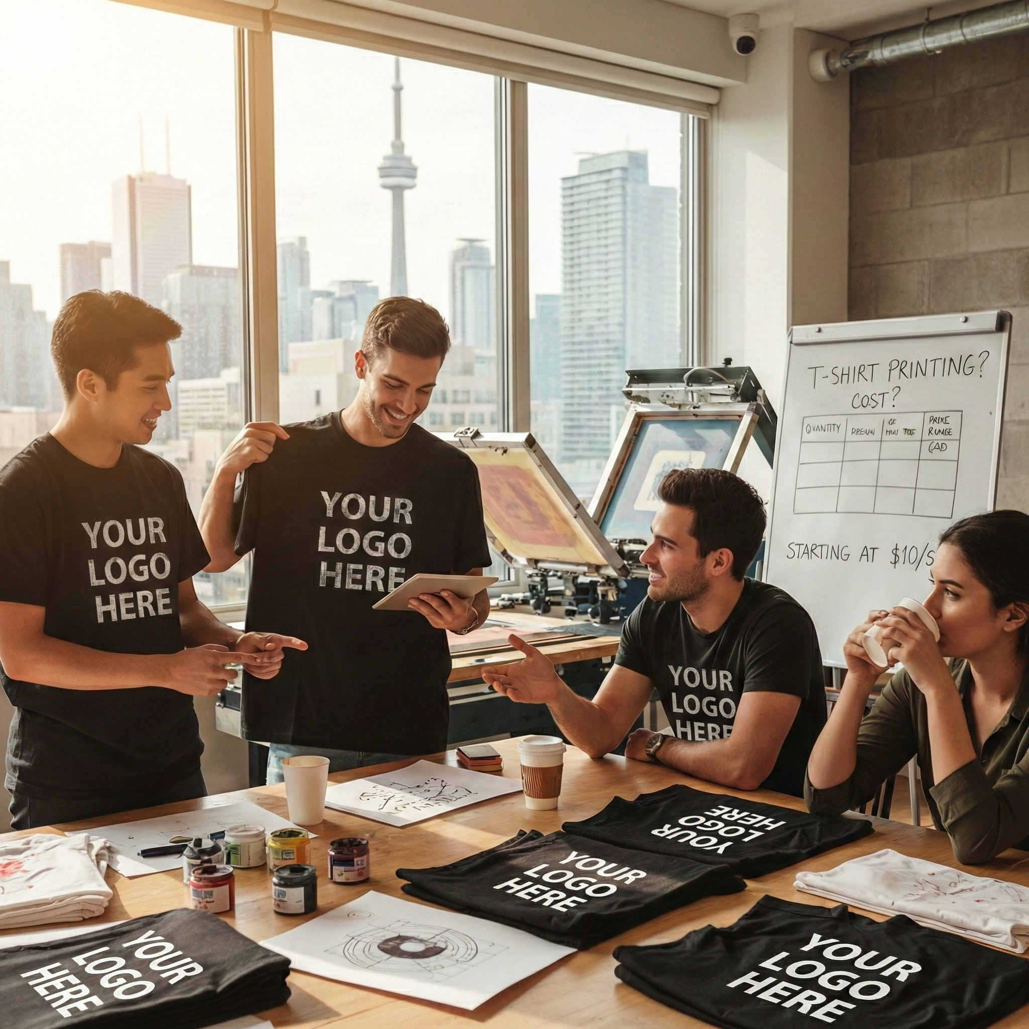 Custom T-Shirt Printing Cost