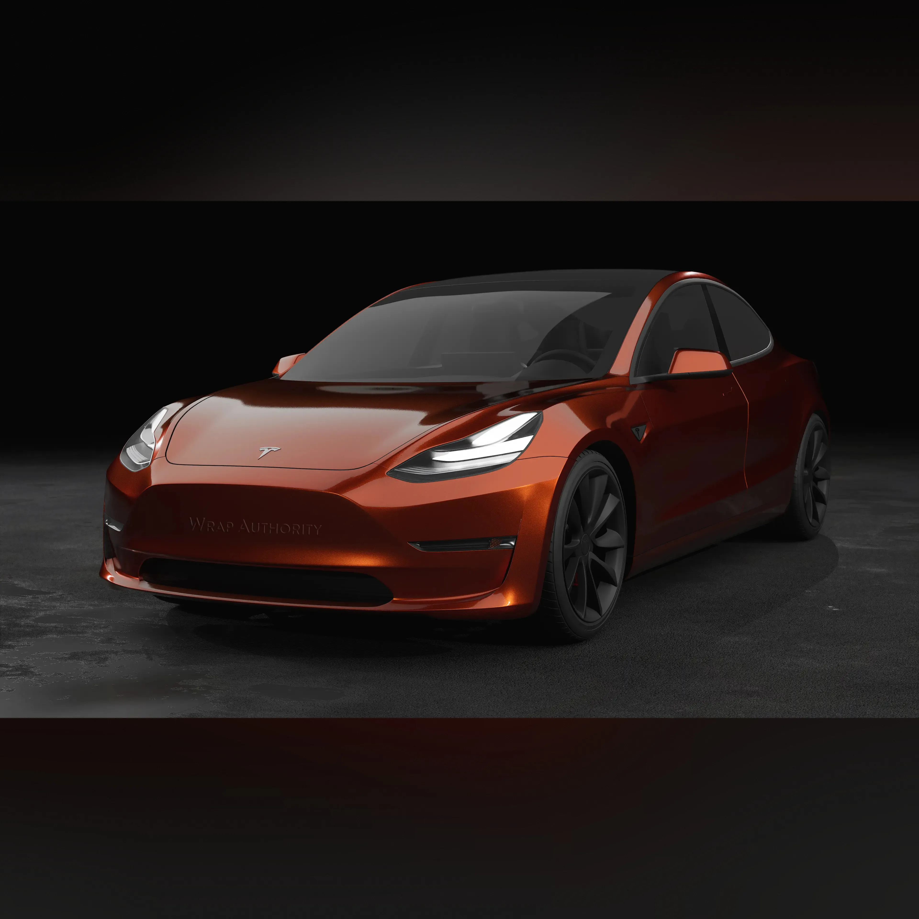 3M 1080 GLOSS FIERY ORANGE VINYL WRAP | G364