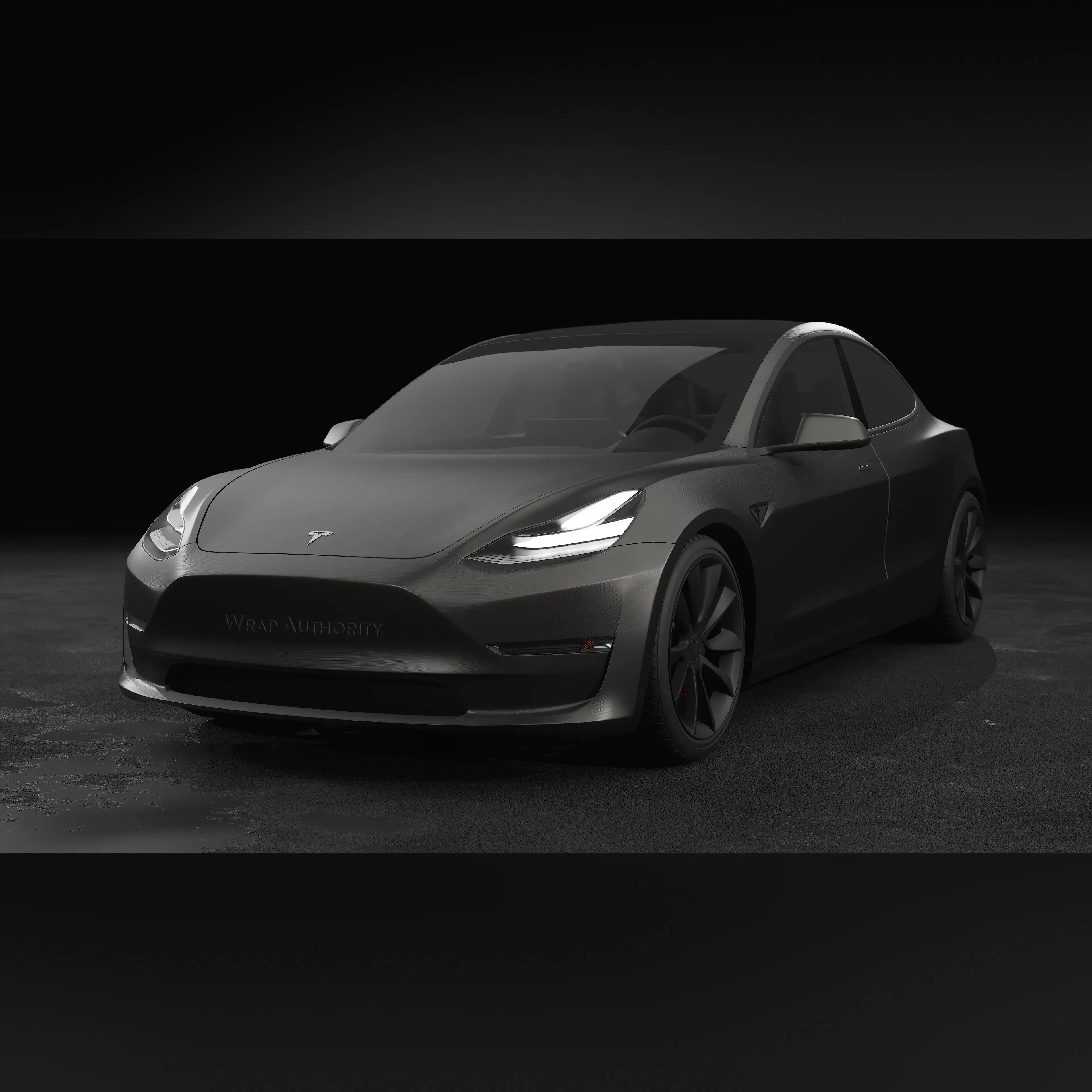 3M 2080 BRUSHED TITANIUM VINYL WRAP | BR230