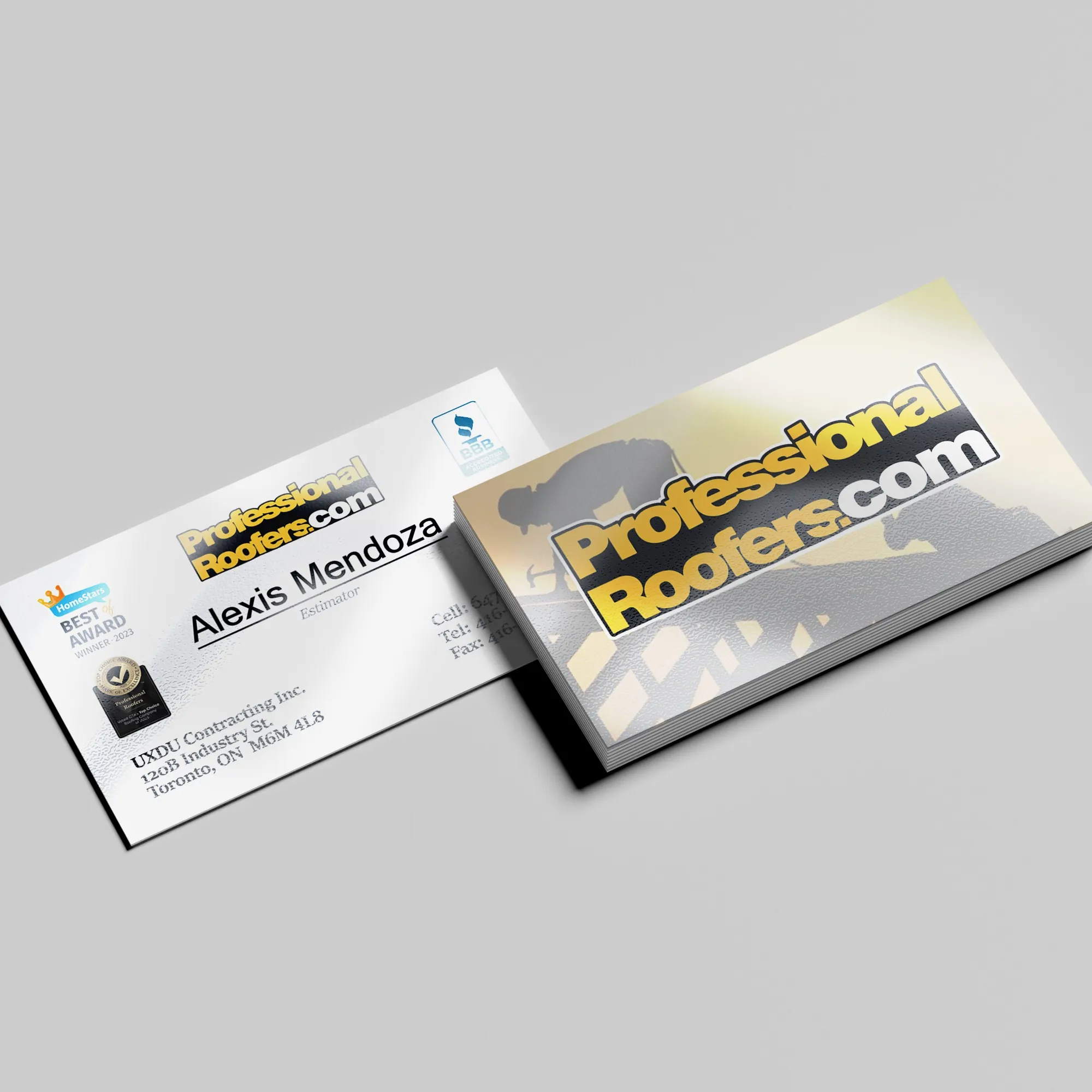 Gloss Laminated Business Cards