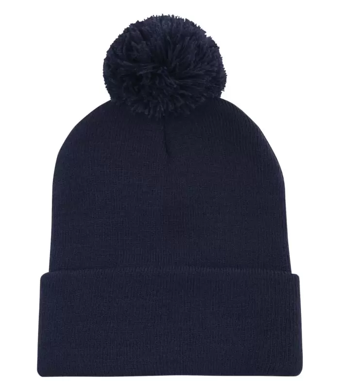 Pom Pom Cuff Toque