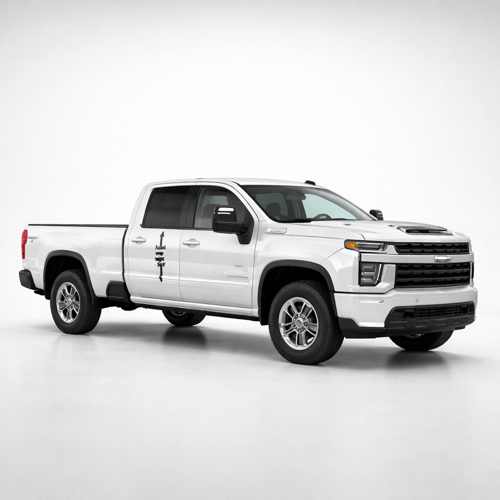 Chevrolet Silverado 2500 Dually Box Pickup Truck Wrap