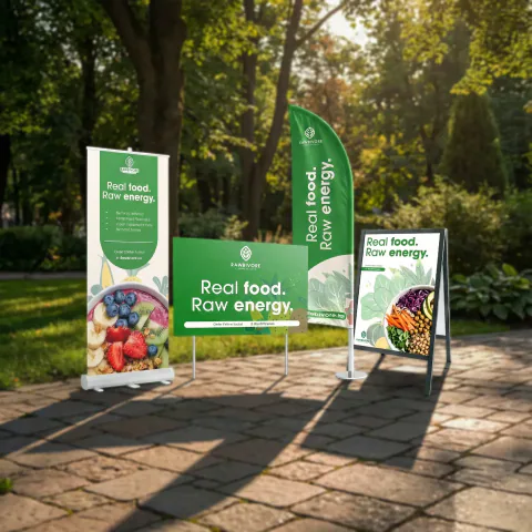 Roll-up banner printed by Branding Centres